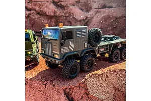 Hobby Plus CR-18P Terranaut 8X8 AWS RC Rock Crawler Electric 8WD 1/18 Scale RTR - Grey image 138629