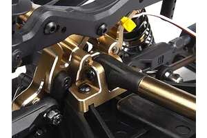 Maverick Aluminium Front and Rear Shock Tower Braces 2Pcs - Gold image 138685