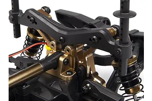 Maverick Aluminium Front and Rear Shock Tower Braces 2Pcs - Gold image 138686