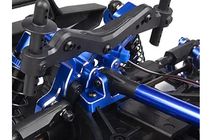 Maverick Aluminium Front and Rear Shock Tower Braces 2Pcs - Blue image 138691