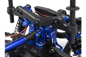 Maverick Aluminium Front and Rear Shock Tower Braces 2Pcs - Blue image 138692