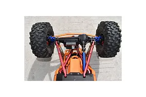 GPM Blue Aluminium Axial RBX10 Ryft Front Upper & Lower Chassis Linkages 4Pcs image 139060