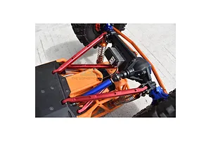 GPM Blue Aluminium Axial RBX10 Ryft Front Upper & Lower Chassis Linkages 4Pcs image 139061