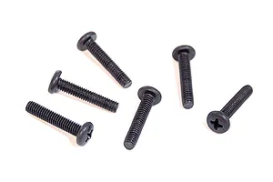 HSP 4x20mm Fine Thread Binder Head Screws 6Pcs
