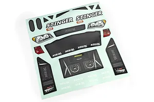 Atrek 1/10 Stinger Pro Short Course Truck Unpainted Body Shell - Clear image 139114