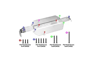 GPM Stainless Steel Chassis Skid Plate - Silver image 139163