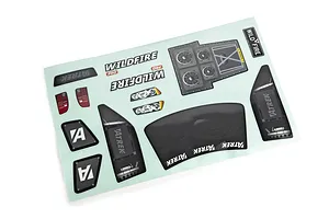 Atrek 1/10 Wildfire Pro Stadium Truck Unpainted Body Shell - Clear image 139178