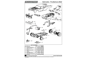 Scalextric 1/32 Batmobile Chromed Ultimate Collection Slot Car Set 3Pcs image 26