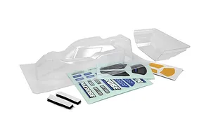 Maverick 1/24 Microbe Top Notch Unpainted Body Shell - Clear