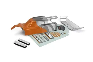 Maverick 1/24 Microbe Top Notch Painted Body Shell - Orange