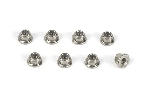 Maverick 4mm Flanged Nyloc Nuts 8Pcs