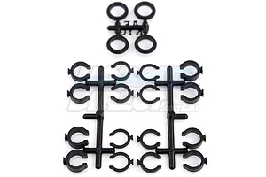 RPM Black Associated/HPI Shocks Quick Adjust Spring Clips
