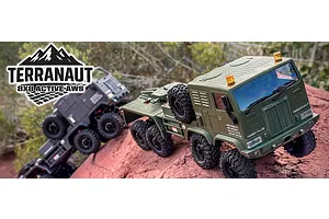 Hobby Plus CR-18P Terranaut 8X8 AWS RC Rock Crawler Electric 8WD 1/18 Scale RTR - Grey image 139561