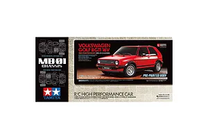 Tamiya MB-01 Volkswagen Golf II GTI 16V RC Car Electric 2WD 1/10 Scale Kit - Red Limited Edition image 139566