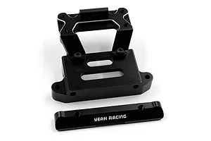 Yeah Racing Aluminium Rear Shock Tower Mount and Arm Mount - Black