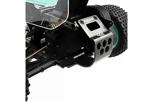 Yeah Racing Aluminium Rear Shock Tower Mount and Arm Mount - Black image 4