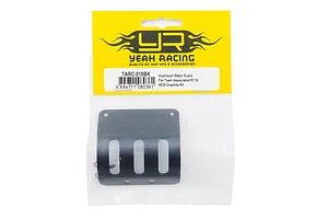 Yeah Racing black aluminium motor guard for Team Associated RC10 in original retail packaging.