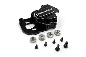 Yeah Racing Aluminium V2 Gearbox Housing - Black image 139596