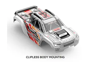 MJX RC 10208 Hyper Go RC Monster Truck Electric Brushless 4WD 1/10 Scale RTR - White image 139977