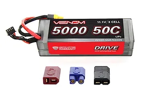 Venom 11.1V 5000mAh 50C 3S Hard Case LiPo Battery image 140144