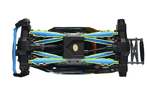 HPI Mini-King Flux Ford Bronco Big Kahuna 4400 RC Monster Truck Electric Brushless 4WD 1/18 Scale RTR - Blue image 140168