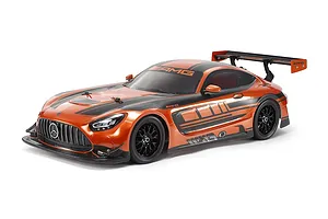 Tamiya TT-02 Mercedes-AMG GT3 EVO RC Car Electric 4WD 1/10 Scale Kit - Orange image 140179