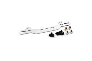 Yeah Racing Aluminium Rear Shock Tower - Silver