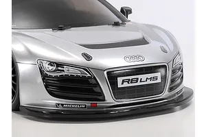 Tamiya TT-02 Audi R8 LMS 2008 RC Car Electric 4WD 1/10 Scale Kit - Silver image 140215