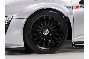 Tamiya TT-02 Audi R8 LMS 2008 RC Car Electric 4WD 1/10 Scale Kit - Silver image 140219