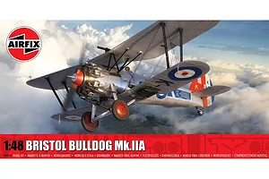 Airfix 1/48 Bristol Bulldog Mk.IIA BiPlane Fighter Scaled Plastic Model Kit image 140376