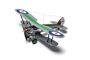 Airfix 1/48 Bristol Bulldog Mk.IIA BiPlane Fighter Scaled Plastic Model Kit image 140377