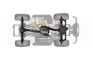 HPI Venture18 Flux-T 1985 Toyota Hilux SR5 RC Rock Crawler Electric Brushless 4WD 1/18 Scale RTR - Blue image 140528