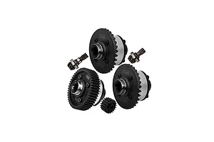 GPM Carbon Steel Front, Rear and Centre Differentials with 20T Pinion and Input Gears - Silver image 140860