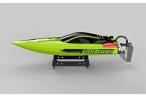 UDI Mosasaurus 22" Muscle Deep-V RC Speed Boat - Grey image 140893