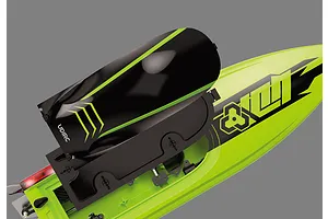 UDI Mosasaurus 22" Muscle Deep-V RC Speed Boat - Grey image 140904