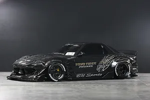 Pandora RC 1/10 RX-7 FD3S BLS BN-Sports Painted Body Shell - Carbon Fibre Style image 141061