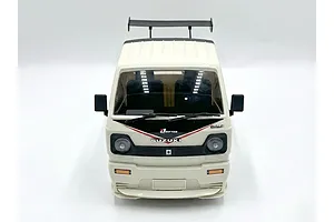 WPL D14S Suzuki Carry with Wide Body Kit RC Drift Kei Truck Electric Brushless 4WD 1/10 Scale RTR - White image 141314