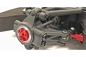 Kyosho Aluminium/Steel CVD Driveshafts 2Pcs - Red image 141478