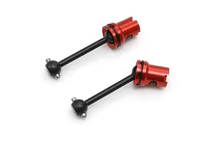 Kyosho Aluminium/Steel CVD Driveshafts 2Pcs - Red image 141479
