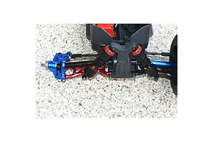 GPM Aluminium Front Steering Hubs 2Pcs - Red image 141577