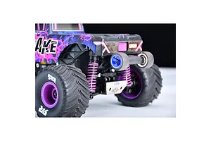 GPM Aluminium Wheelie Bar Wheels with Axles Set - Blue image 3