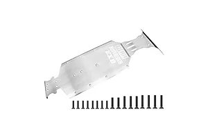 GPM Stainless Steel Integrated Chassis Skid Plate - Silver