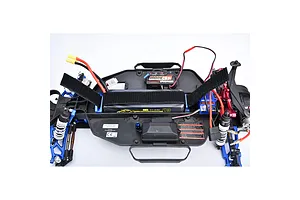 GPM Aluminium Battery Hold-Down with Strap - Red image 2