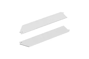 GPM Stainless Steel Side Chassis Skid Plates 2Pcs - Silver image 141877