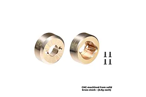 GPM Brass Weighted (5g) Rear Hubs 2Pcs