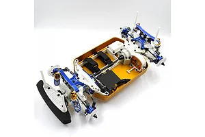 Yeah Racing Aluminium RC10 Essential Conversion Kit - Deep Blue image 141963