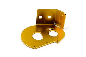 Yeah Racing Aluminium Motor Mount Plate - Gold image 141974
