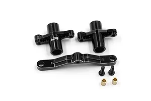 Yeah Racing Aluminium Steering Assembly Set - Black