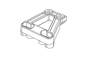 MJX RC Front Bulkhead Brace