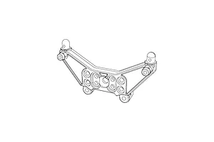 MJX RC Rear Shock Tower